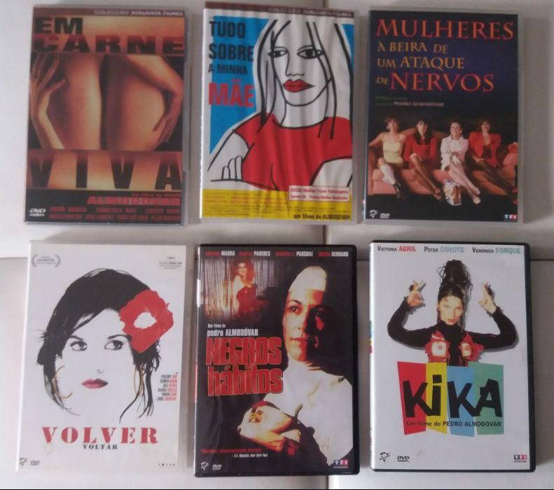 Lote dvds Pedro Almodôvor