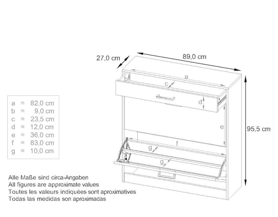 Szafka na buty evwas