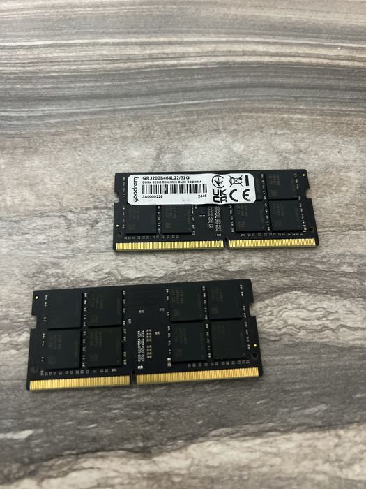 Оперативна пам’ять Goodram DDR4 32GB (2x16GB) 3200MHz SO-DIMM ноутбук
