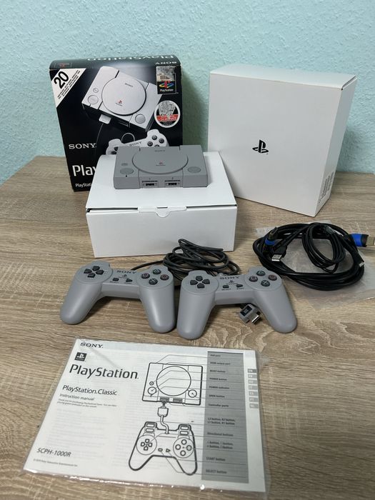 #1461 playstation classic ps1 psx scph-1000r konsola gta resident tekk