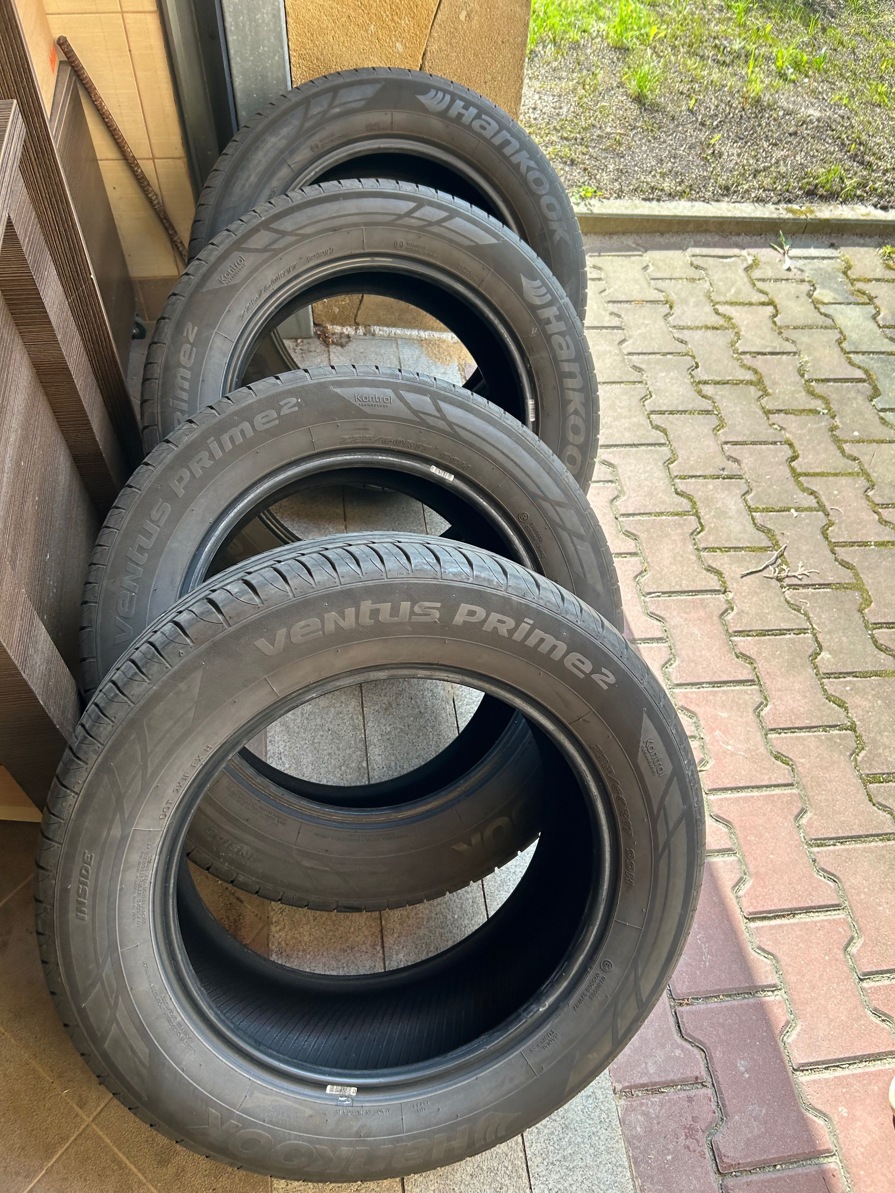 4× Hankook Ventus Prime2 K115 225/60R17 99 H