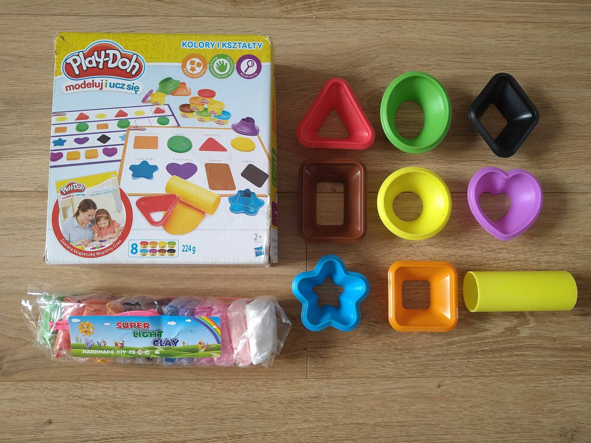 PLAY-DOH - Kolory i kształty (akcesoria + GRATIS pianki).