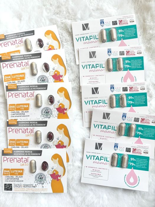 Prenatal lakto i Vitapil Mama 10 x suplementy