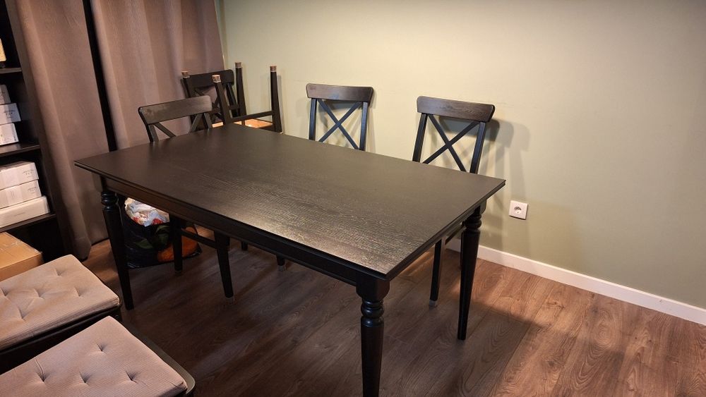 Mesa de jantar extensível