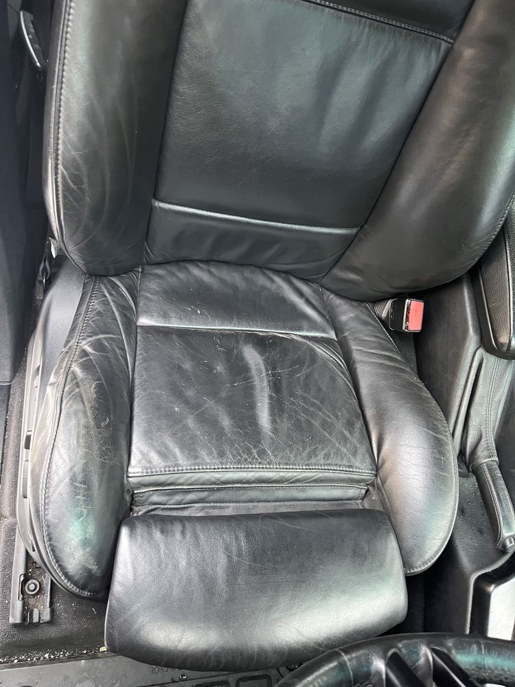 Fotele siedzenia bmw e53 x5 M pakiet sport czarne grzane nappa 4.6is