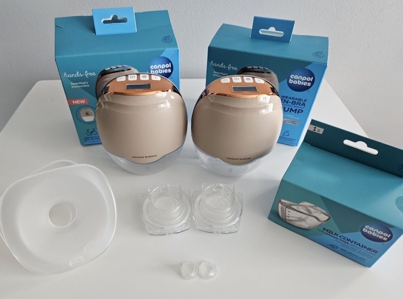 Laktatory muszlowe Canpol Babies Hands Free