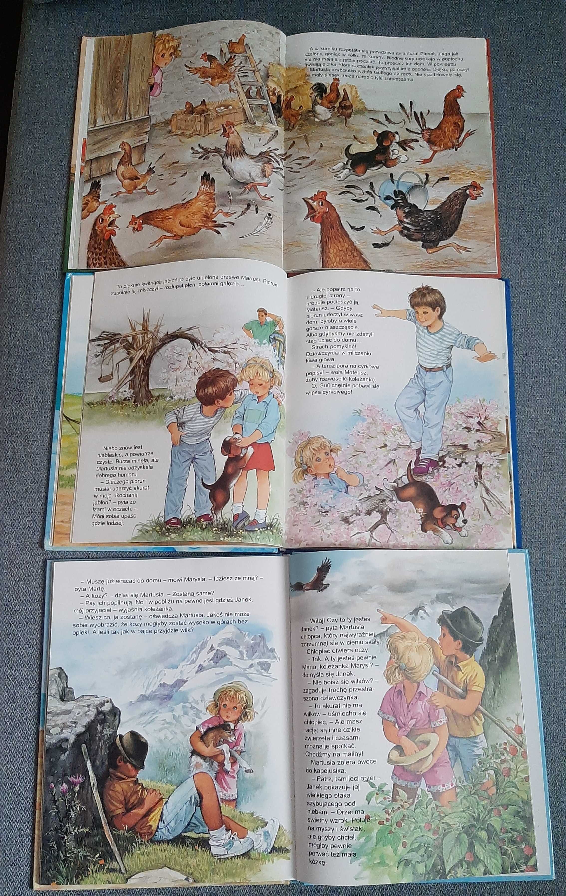 Martusia i Gufi 4 części ilustracje Pierre Couronne na wakacjach