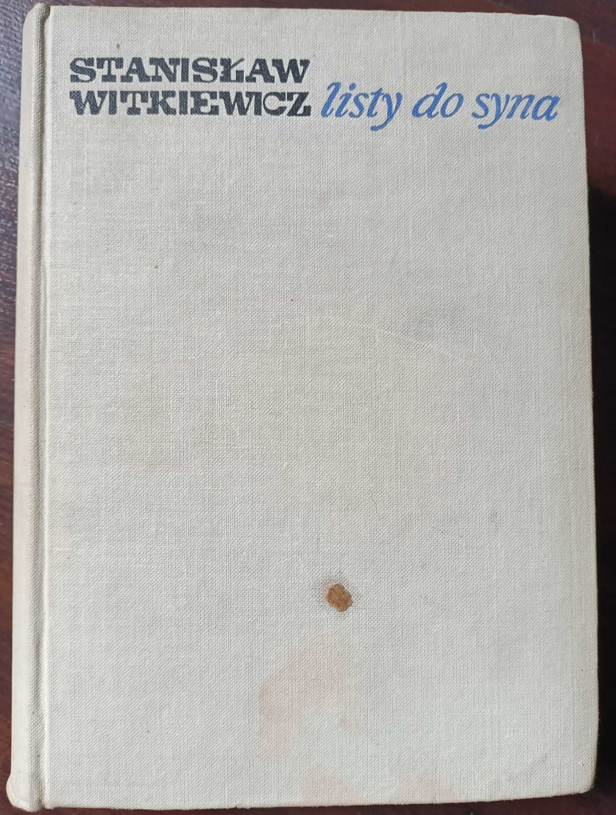 Stanisław Witkiewicz listy do syna 1969 l wydanie