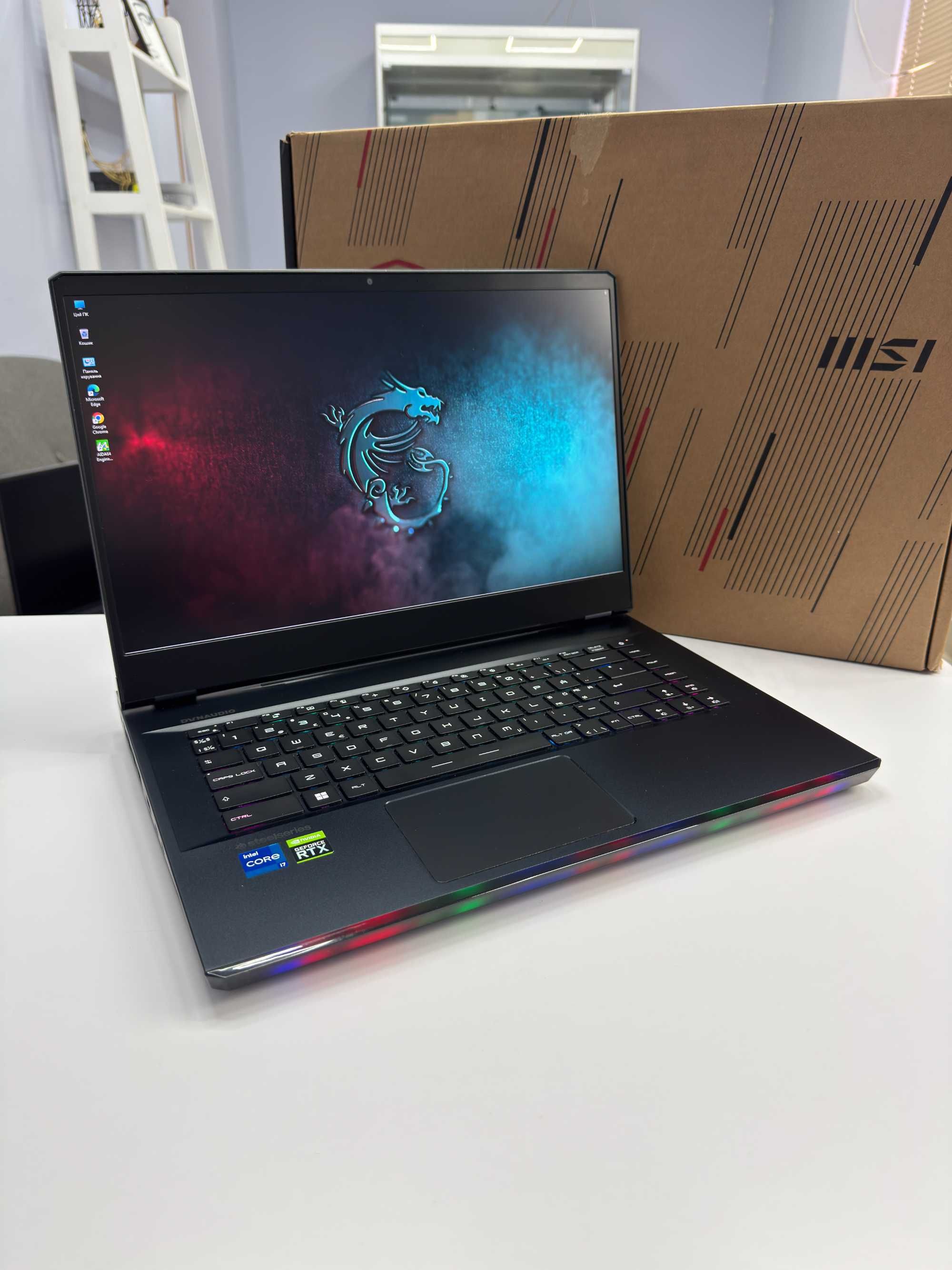 MSI RAIDER 15.6” 360Hz i7-12700H RTX 3070Ti 8Gb 150W 16Gb SSD 1 Tb