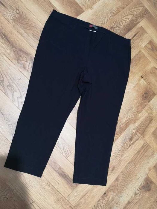 Stehmann granatowe eleganckie spodnie r. 50 /25 UK 24