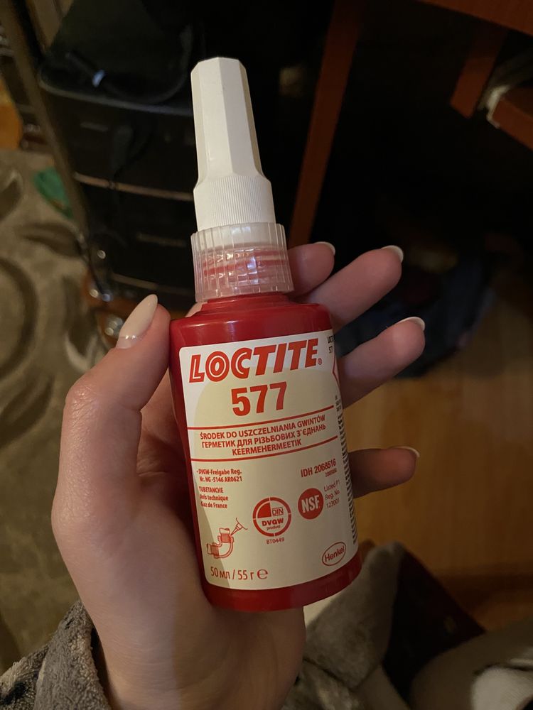 Loctite 577 герметик средней прочности для трубной резьбы 50 мл