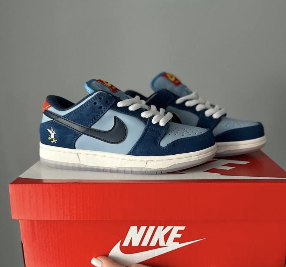 Кросівки Чоловічі Nike SB Dunk Low Blue 36-45 lux