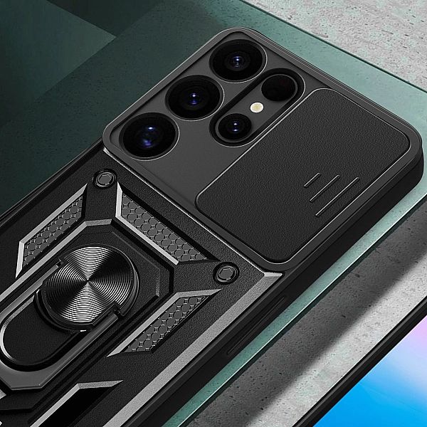 Etui pancerne Hybrid Armor Camshield z osłoną aparatu i metalowym ring