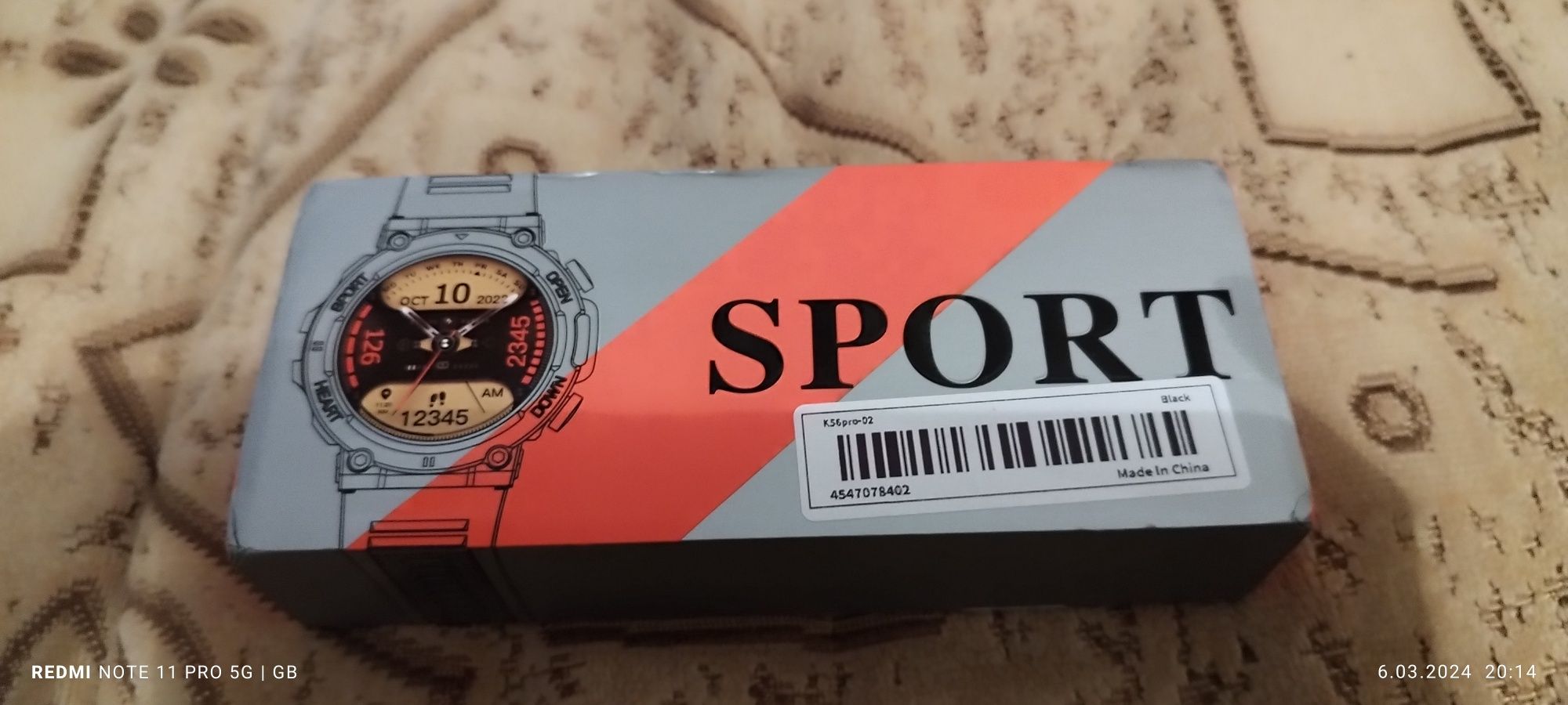 Sprzedam zegarek smartwar K 56 Pro nowy