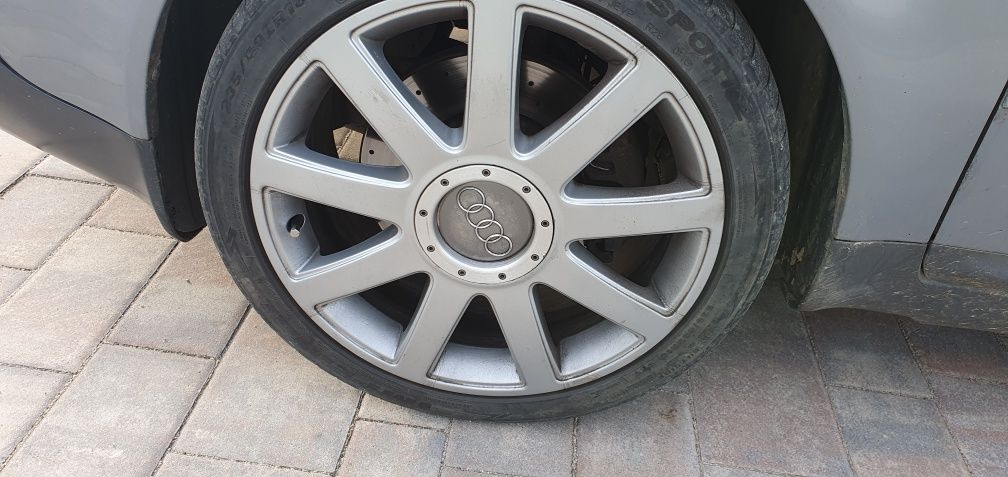 18" Audi s-line 5x112 koła et43 opony do wymiany