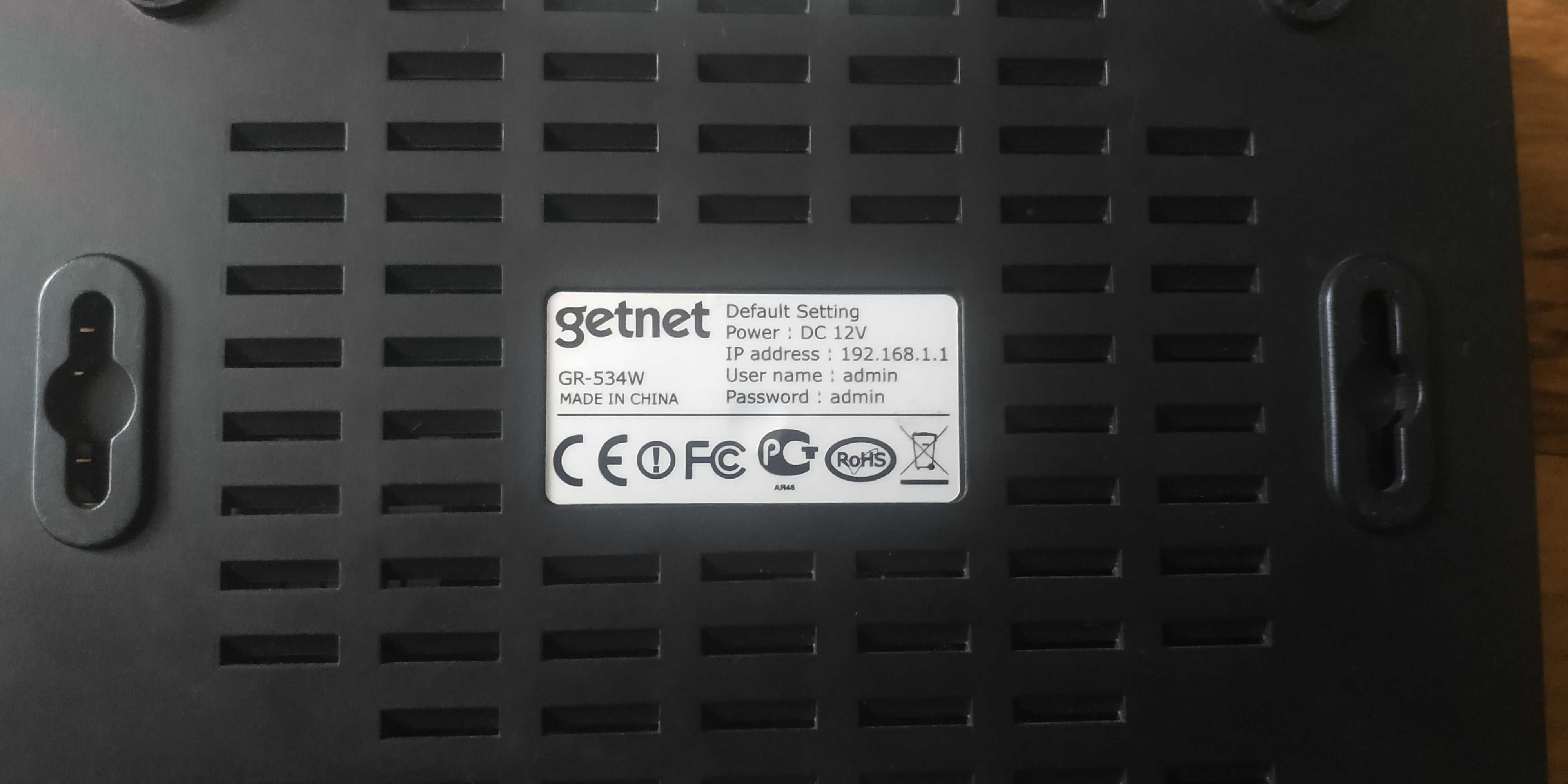 Модем-роутер getnet gr-534w modem router wi-fi