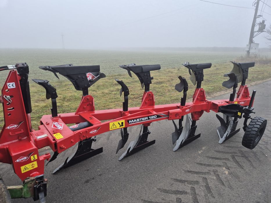 Pług 4 skibowy Obrotowy KUHN MASTER 120!! LEKKI MODEL!! Przedpłużki!!