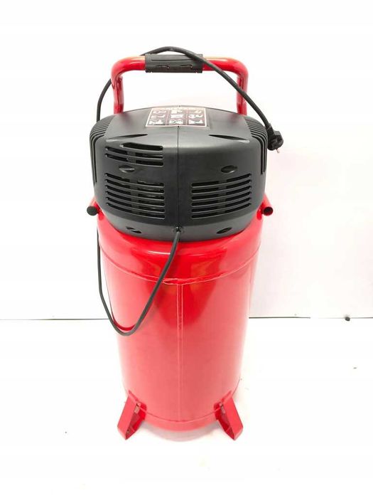 Kompresor pionowy Mecafer 425100. 100 l czerwony