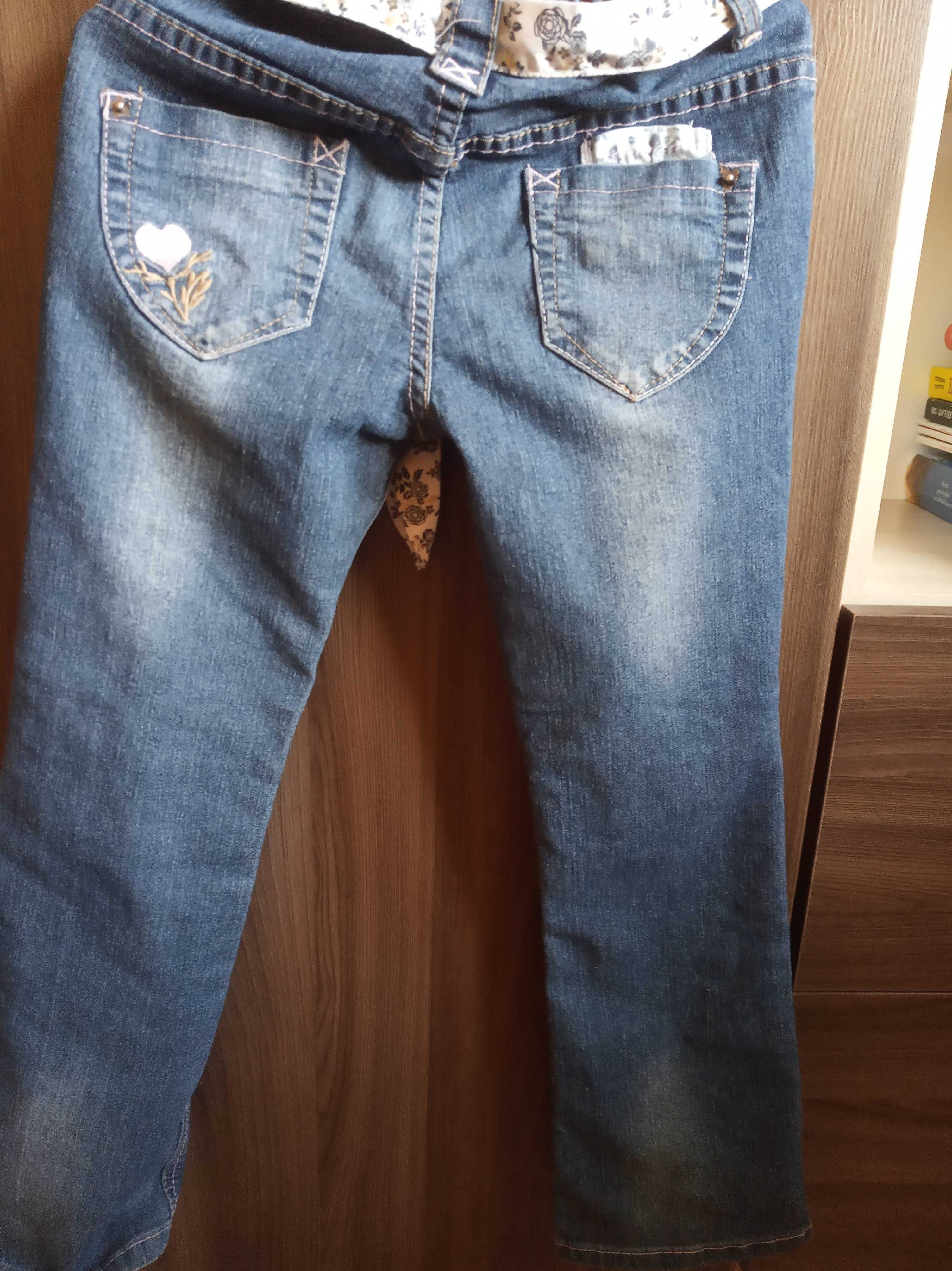 Spodnie, jeansy r 128