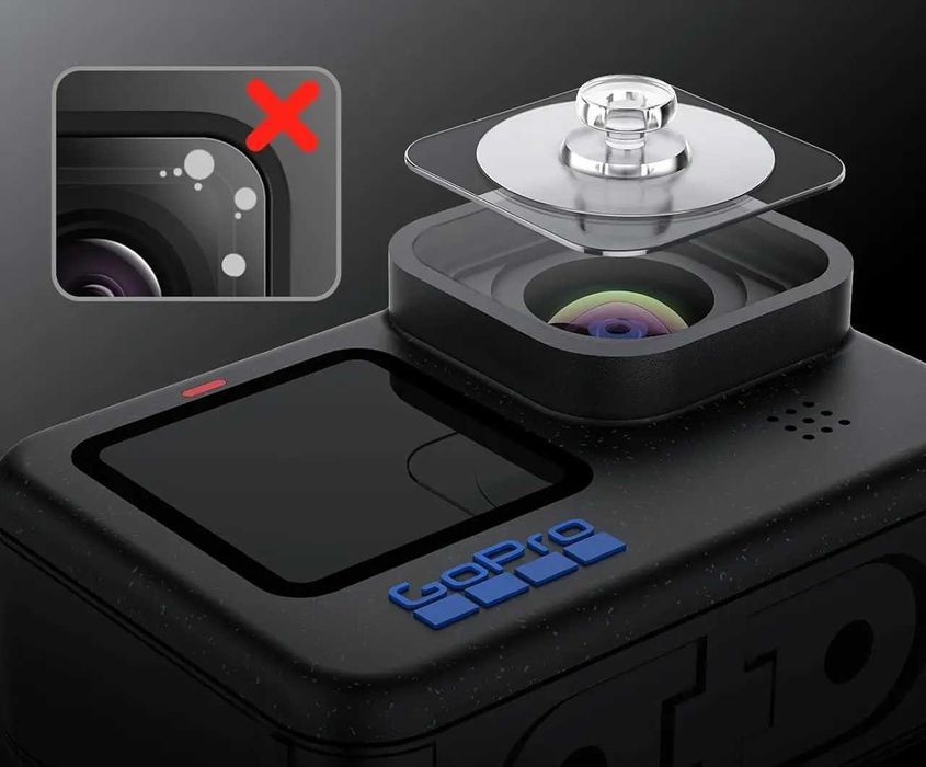 Захисне скло GoPro комплект на всі двсплеї 3шт. для  9, 10, 11, 12, 13