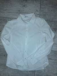 H&m koszula biała slim 140cm