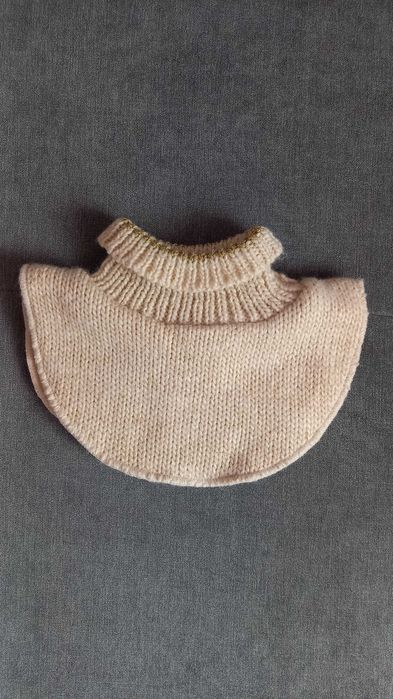 Szalik z golfem dziewczęcy rozm S + gratis rękawiczki