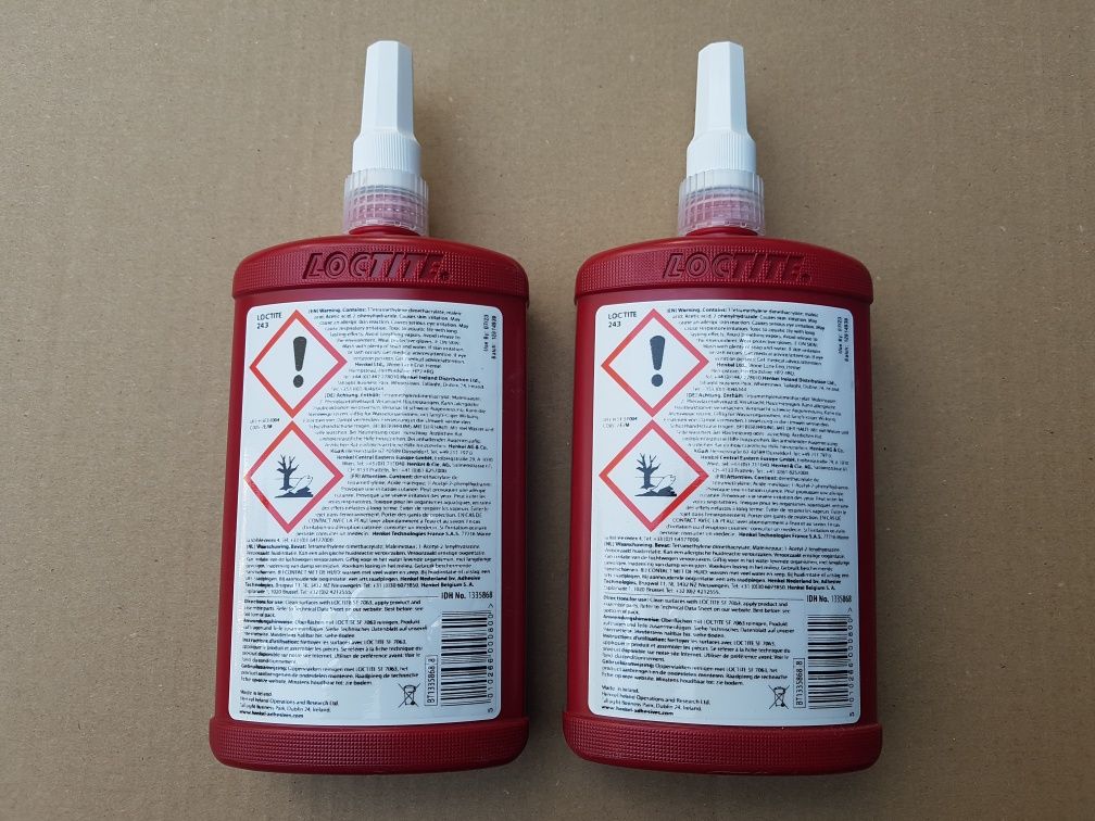 Klej do gwintów Loctite 243 250ml