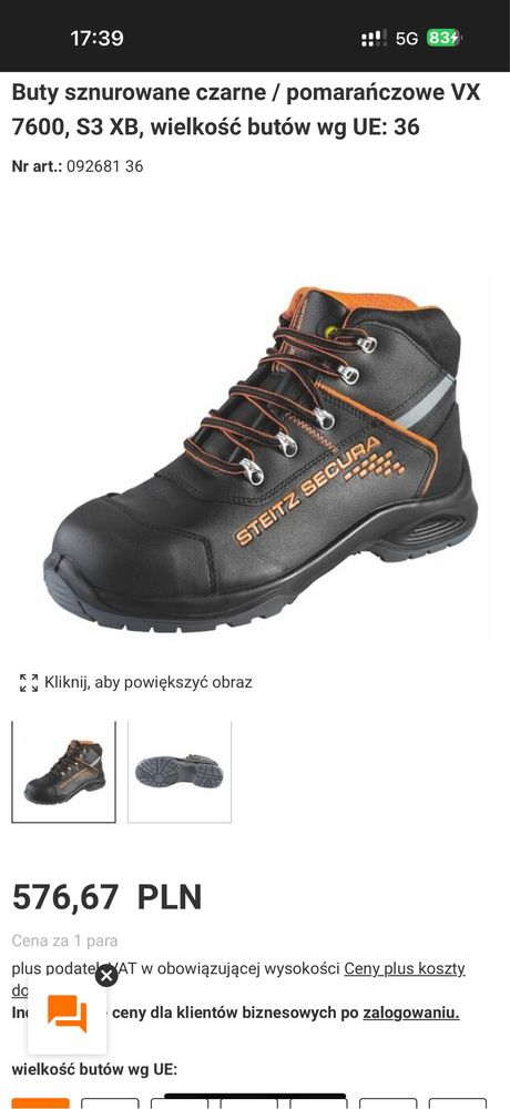 Buty robicze 41r