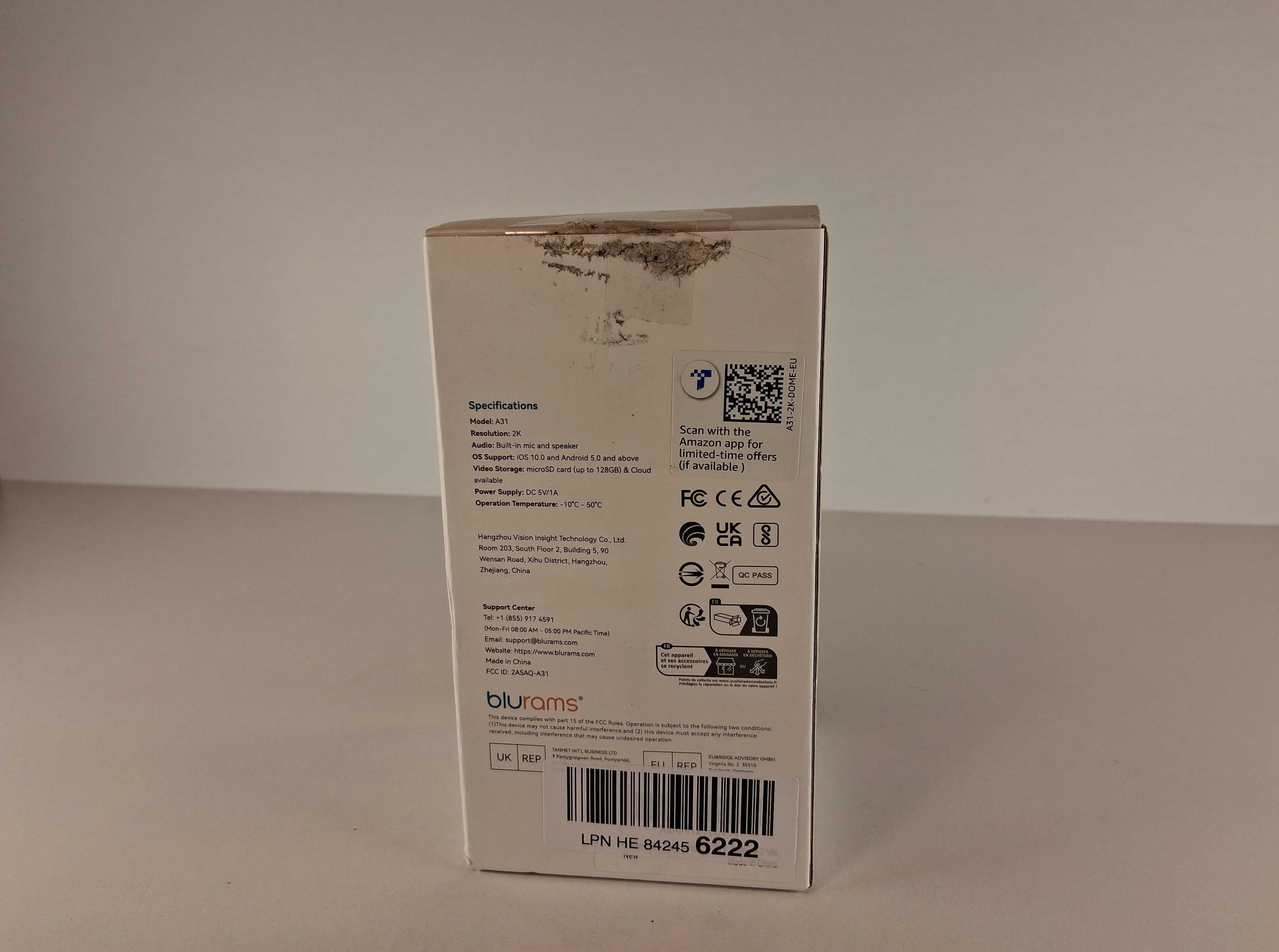 E245 Kamera Monitorująca Smart Home BluRams 1080P Wewnętrzna WiFi IP