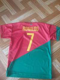 Koszulka piłkarska Portugalii Ronaldo rozmiar 140
