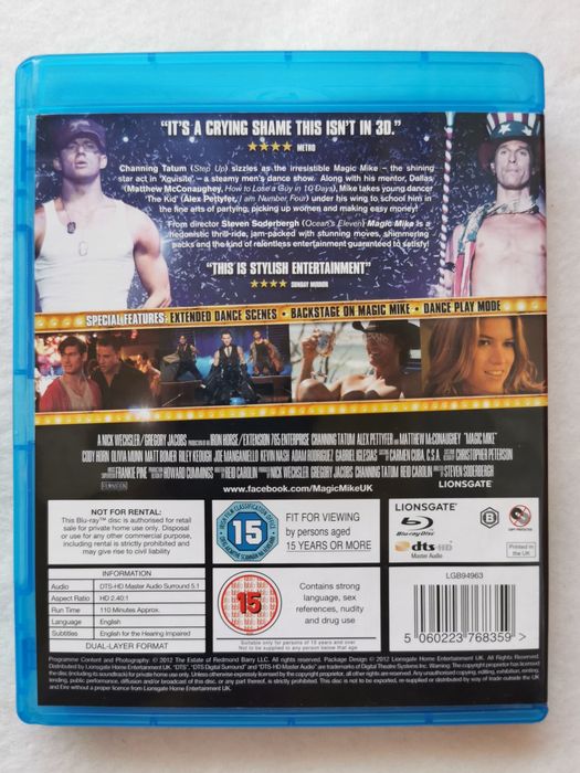 Magic Mike Blu-ray (En) (2012) Channing Tatum