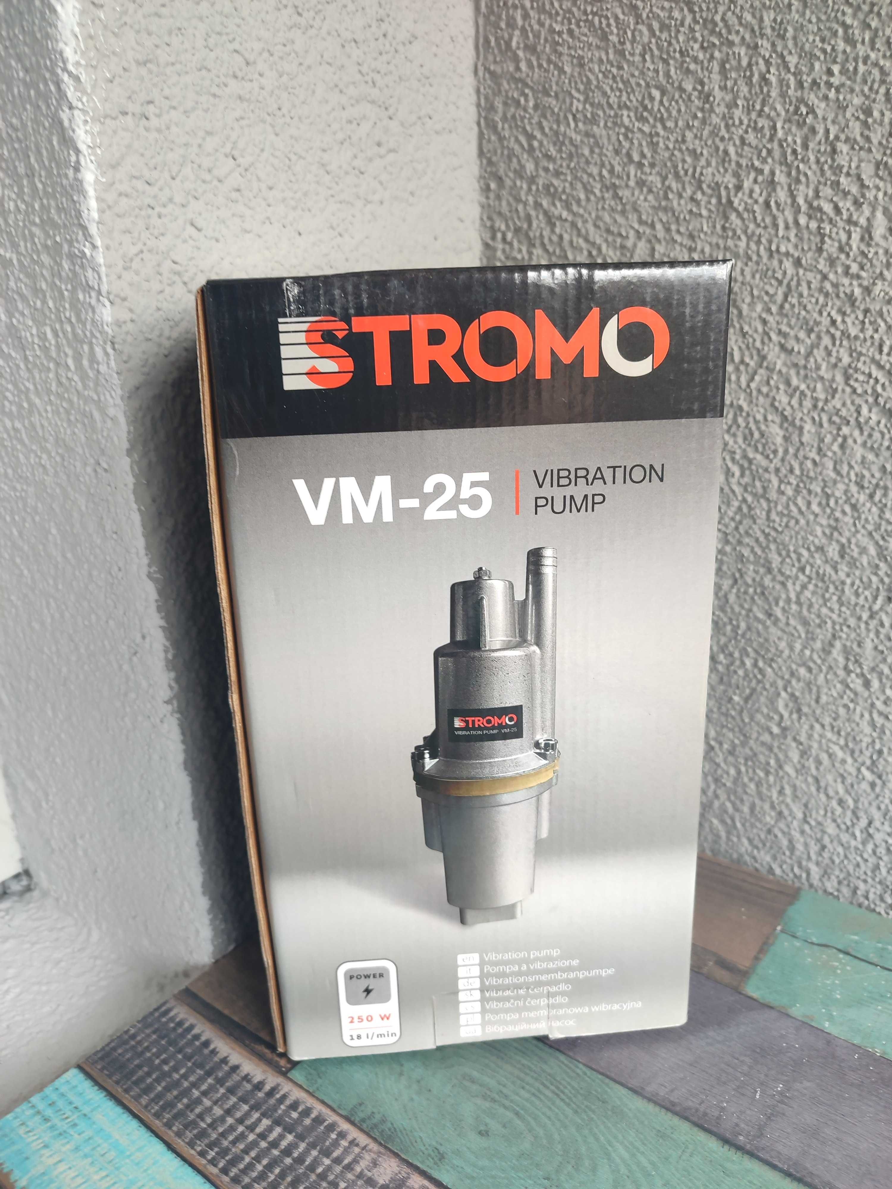 Вібраційний насос stromo vm-25 насос погружний свердловиний насос