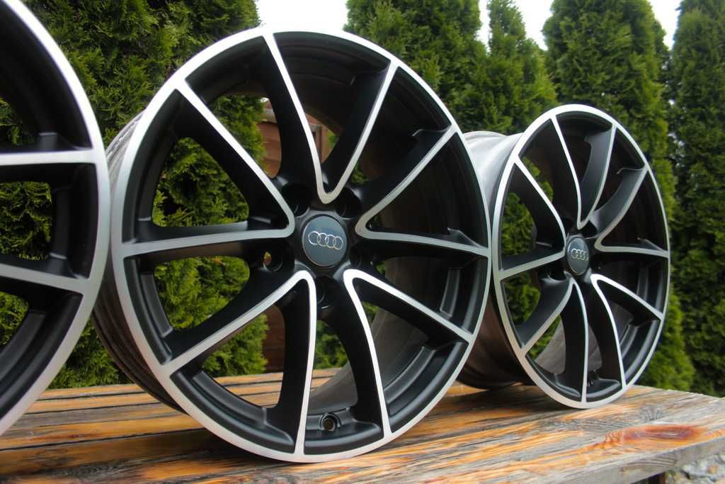 5x112 17 cali Audi A3 A4 A5 A6 A7 A8 CZARNE CNC jak nowe