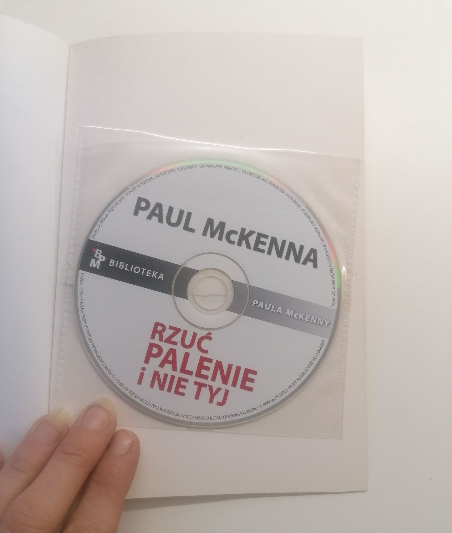 Bestseller Paul McKenna Rzuć palenie i nie tyj +CD