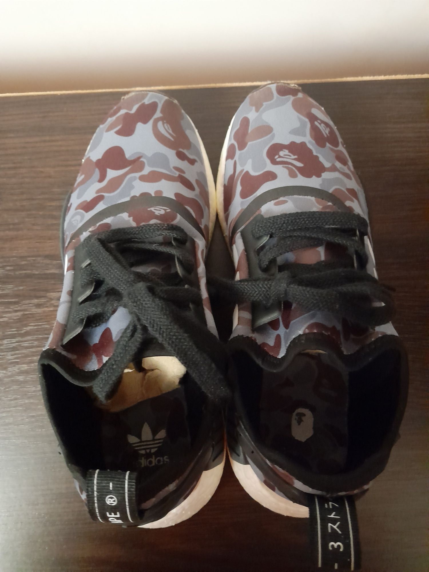 Оригинал кроссовки ADIDAS BAPE NMD_R1 унисекс 40 2/3( 25,5 см )