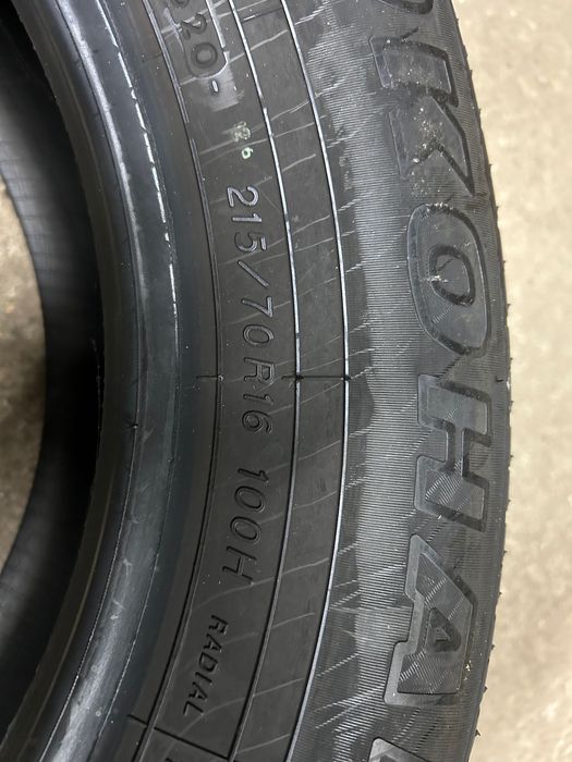 Jogo de 4 pneus yokohama 215x70/16