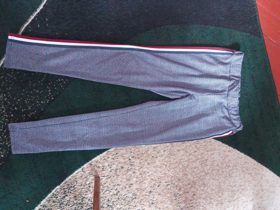 Spodnie rurki materiałowe damskie młodzieżowe