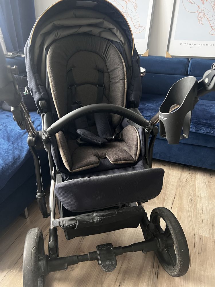 wózek Bebetto Bresso Premium Class+akcesoria