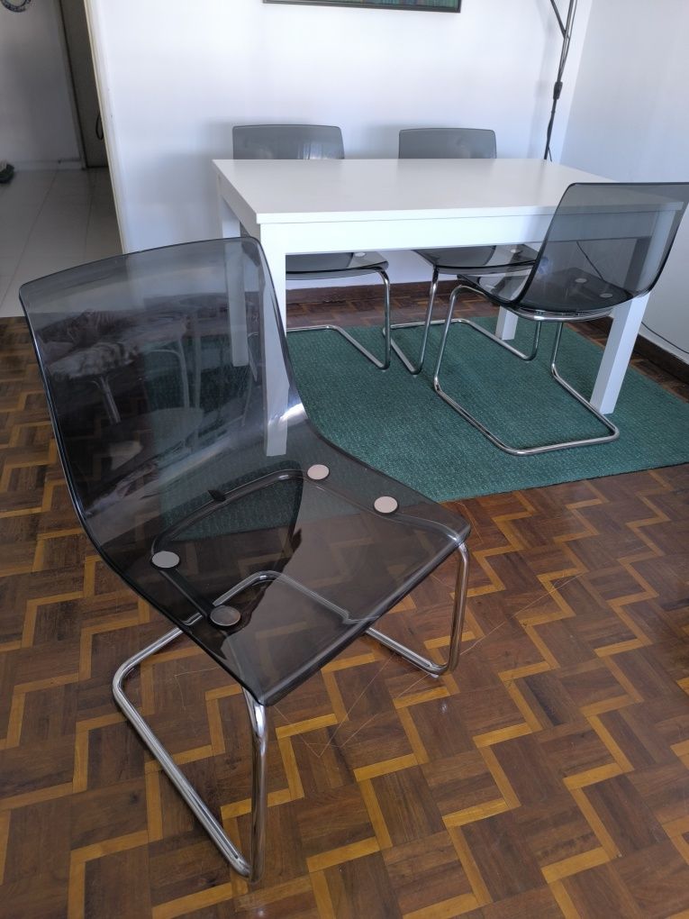 4 Cadeiras IKEA/TOBIAS/cinza