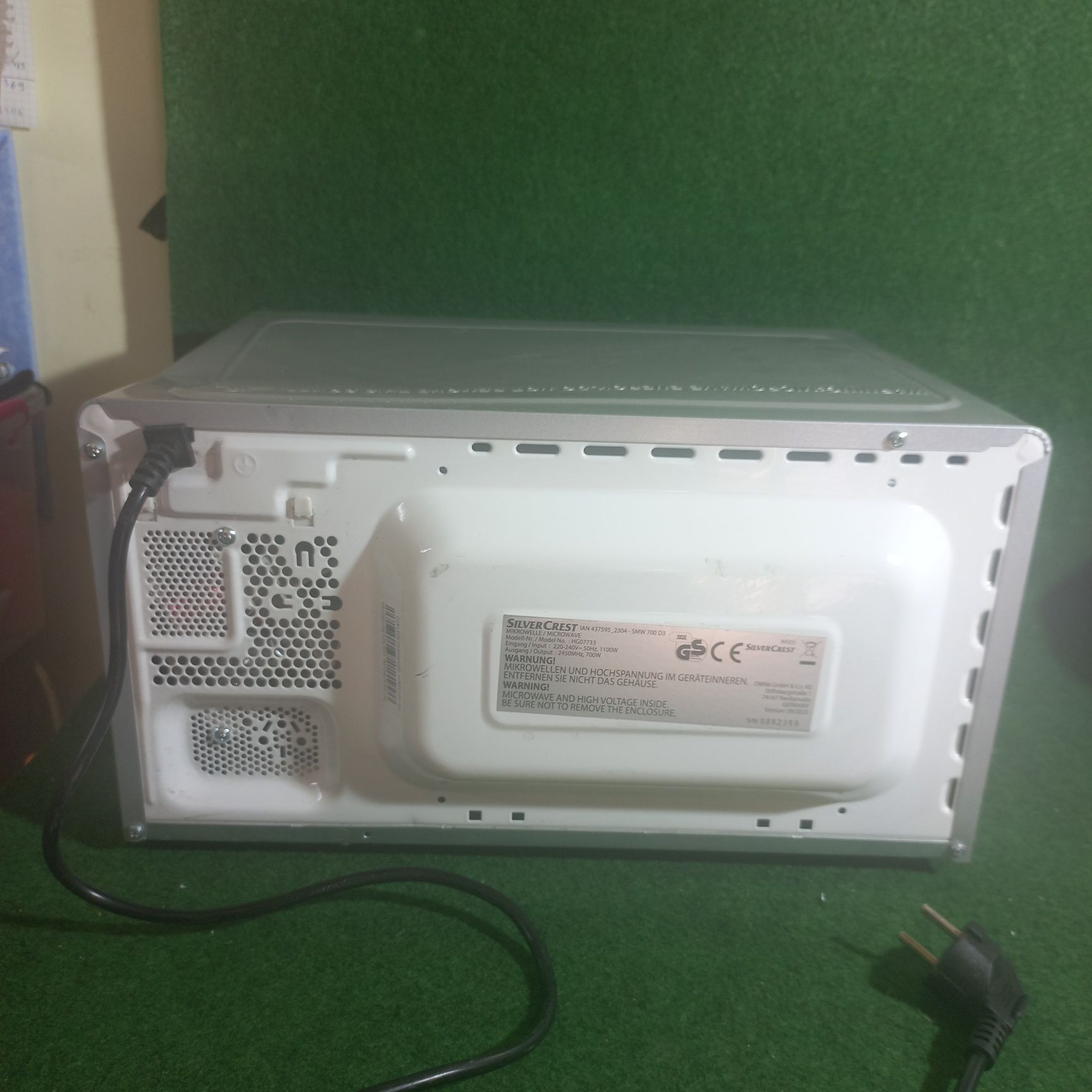Мікрохвильова піч Silver Crest SMW-700-D3 17 л 700 Вт Німеччина