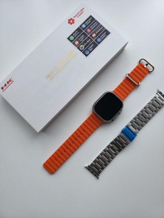 Smartwatch hk9 ultra 2 max, komplet z bransoleta