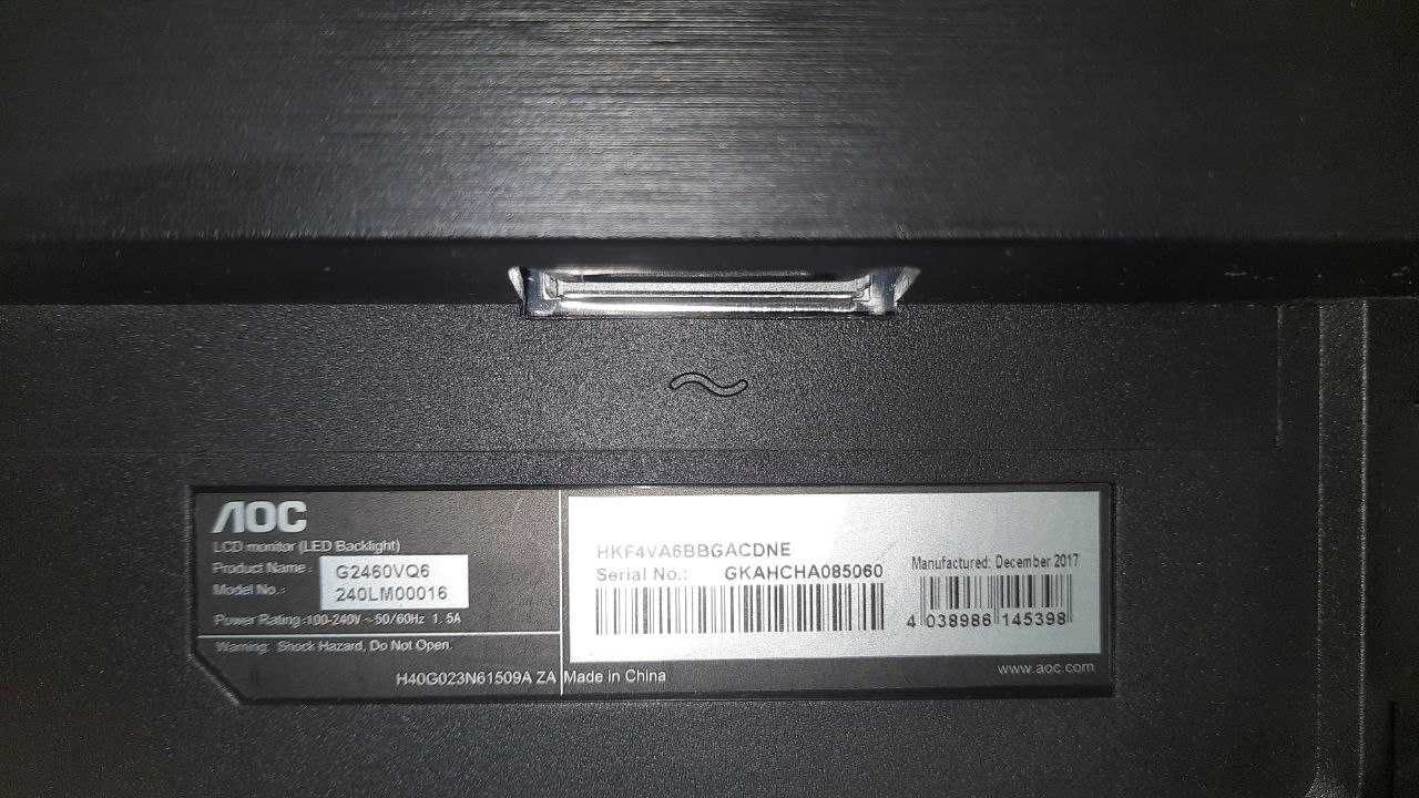 Монитор AOC G2460VQ6 24"
