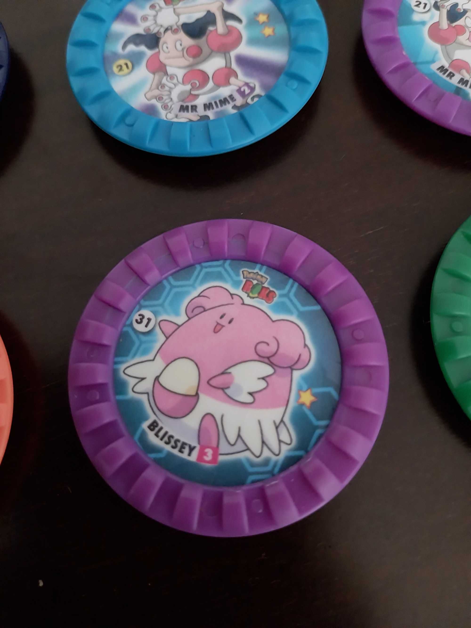 Lote 6 Tazos Pokemon Rocks