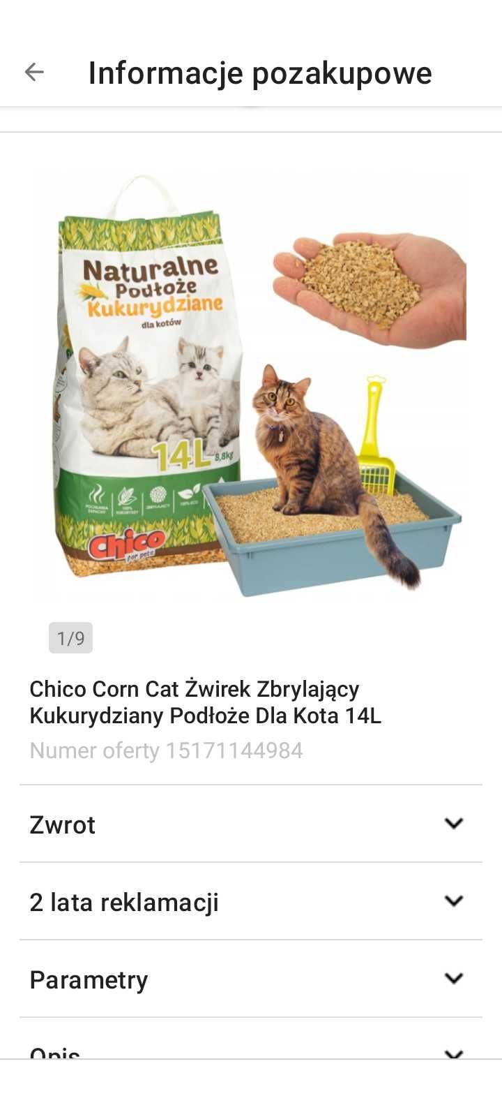 Kuweta i żwirek dla kota
