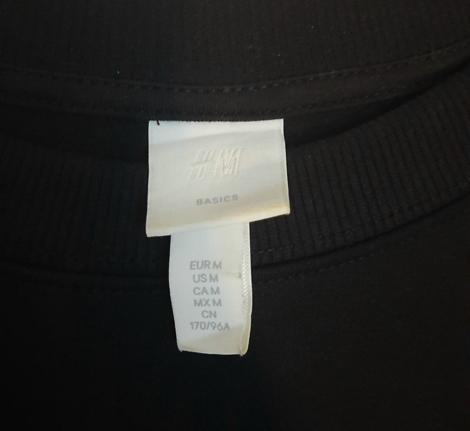 Sukienka bluza H&M czarna oversize dla kobiet  M 170/96A – stan bardzo