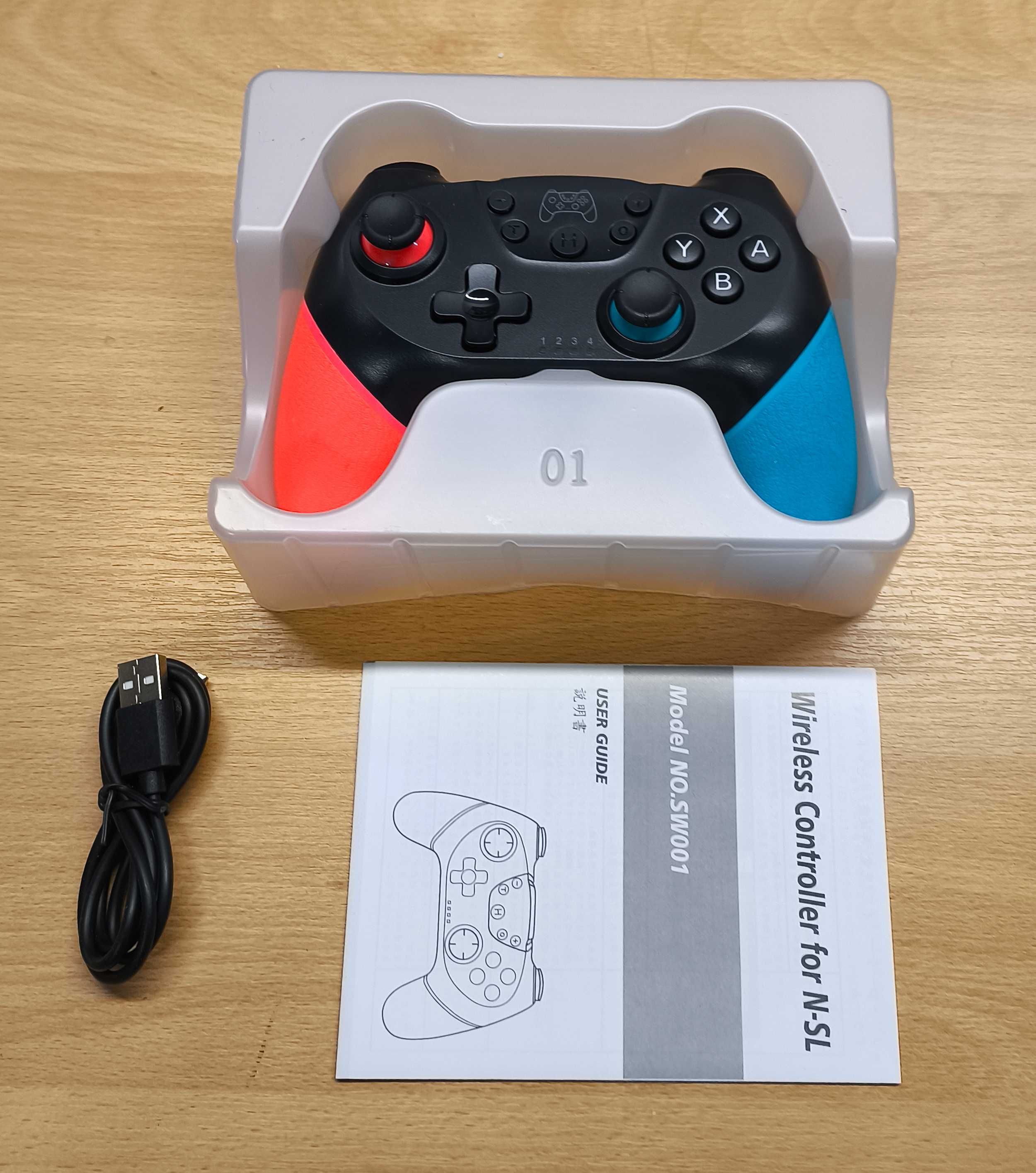 KONTROLER PAD BEZPRZEWODOWY N Switch/Switch Lite turbo wibracje [2385]