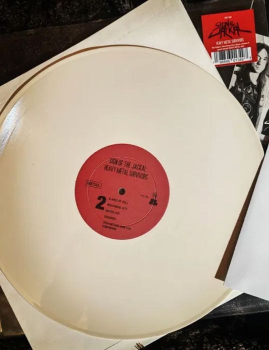 Sign Of The Jackal Heavy Metal Survivors Creme Winyl Limited Edition