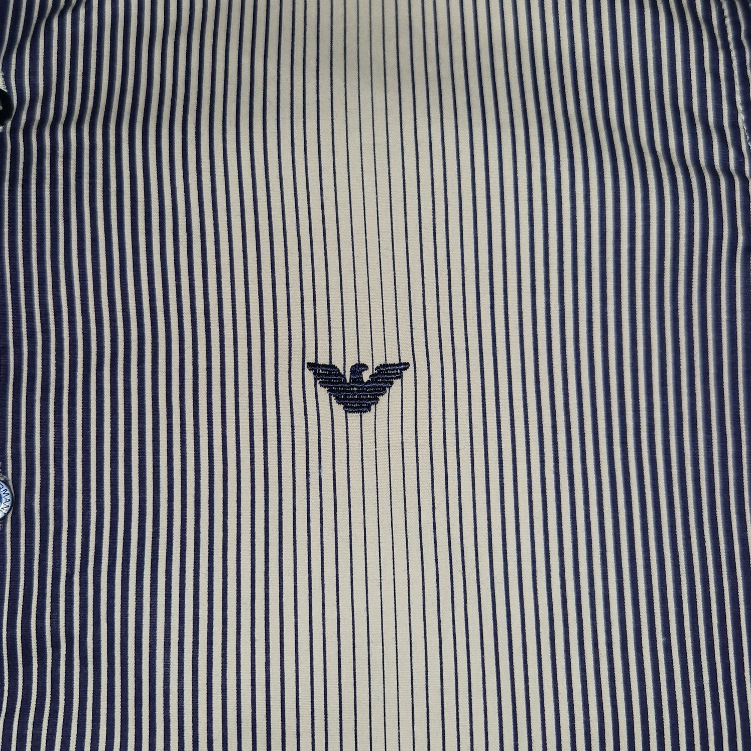 Armani koszula paski slim fit M
