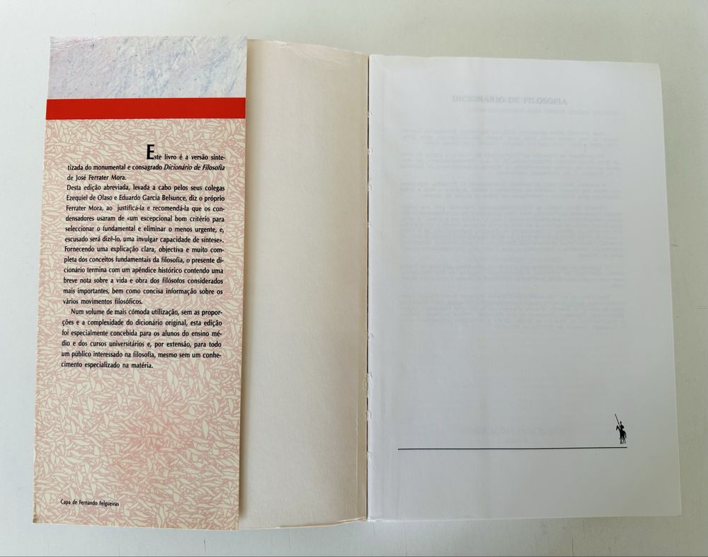 Dicionário de Filosofia de José Ferrater Mora (com envio)