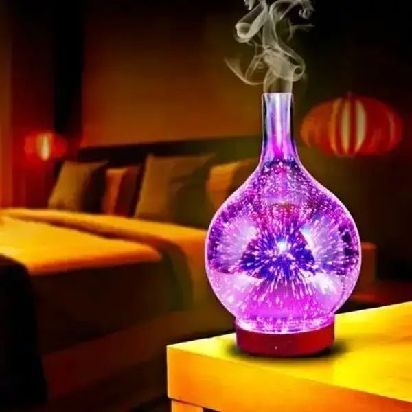 Зволожувач повітря Star Light 100 мл із підсвіткою у формі  вази